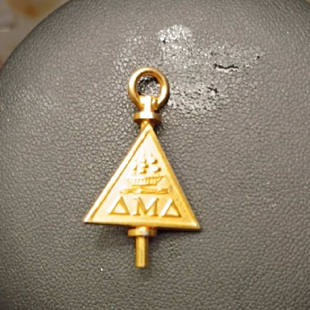 Gold Triangle Pendant